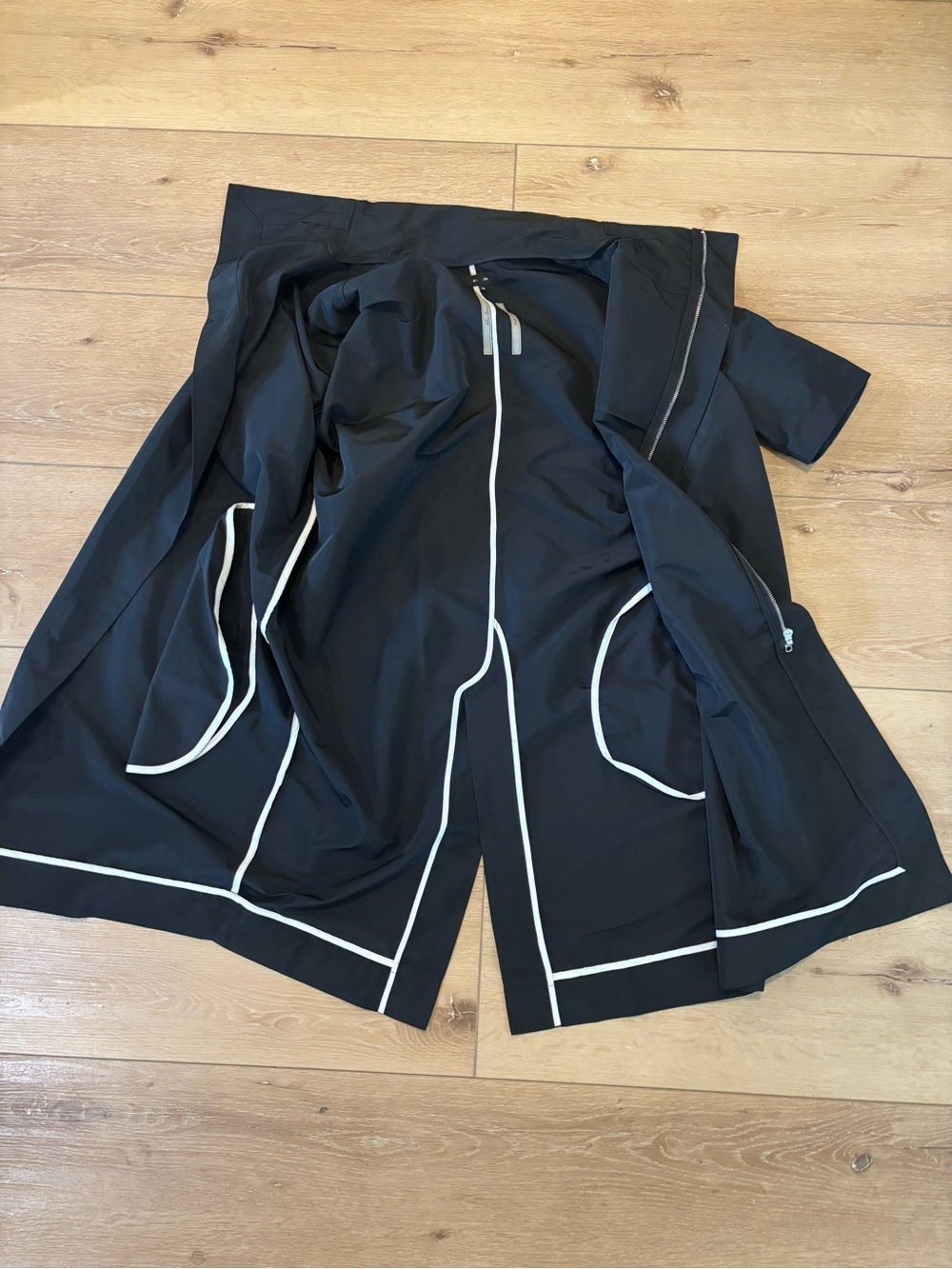 Rick Owens Black Short-Sleeve Jacket 36 - Picture 6 of 8